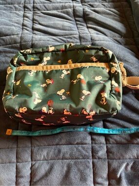 Snoopy Print Green Lesportsac Crossbody